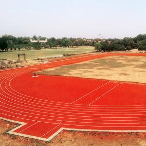 透气型塑胶跑道施工