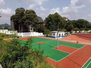 贵州平坝平水中学EPDM球场，人造草