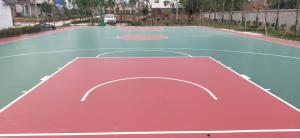 安徽省蚌埠市白墩村篮球场完工